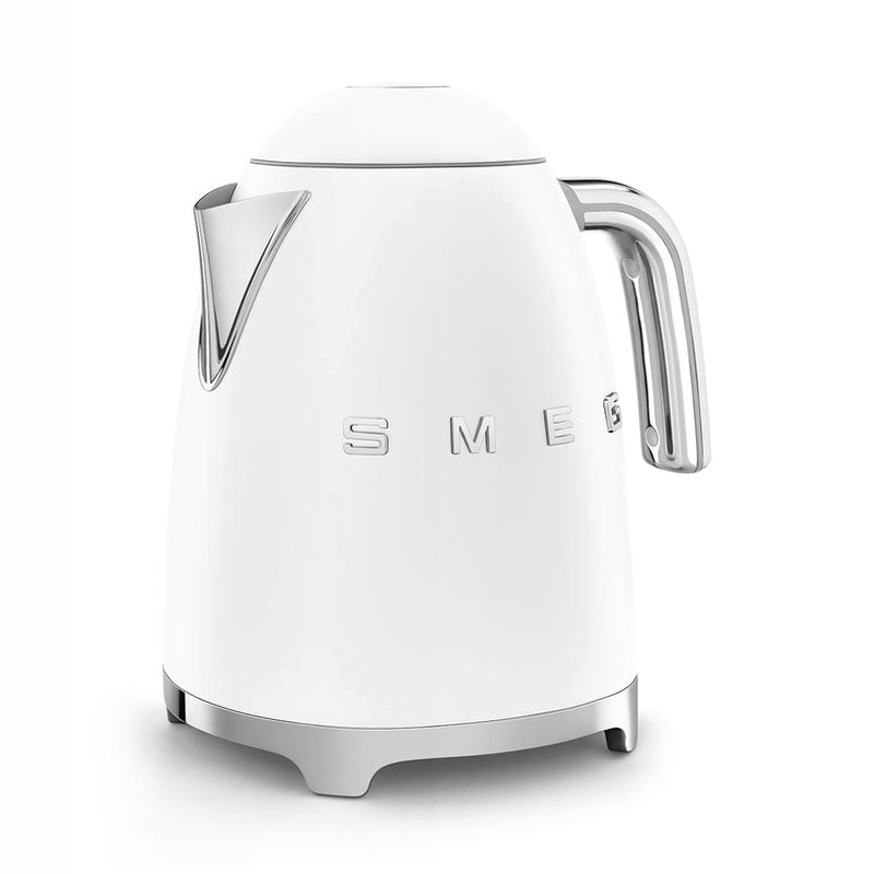 Bollitore elettrico Bianco Estetica 50's Style Grigio