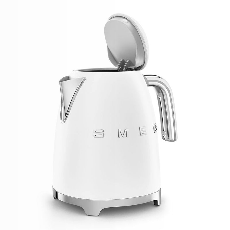 Bollitore elettrico Bianco Estetica 50's Style Grigio