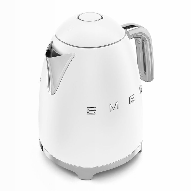 Bollitore elettrico Bianco Estetica 50's Style Grigio