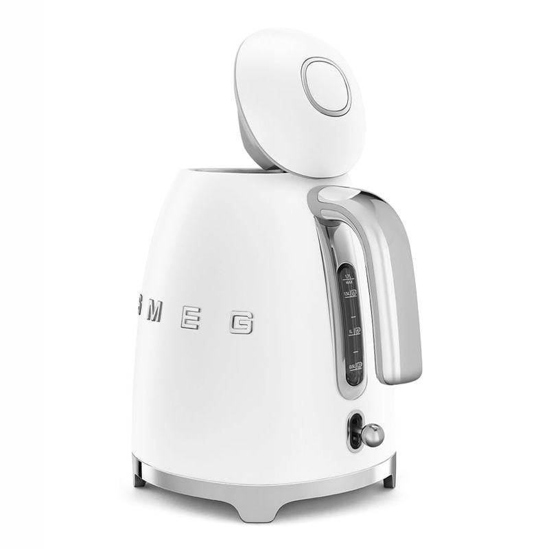 Bollitore elettrico Bianco Estetica 50's Style Grigio
