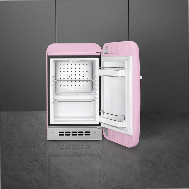 Frigorifero Minibar Rosa 50's Style Oro