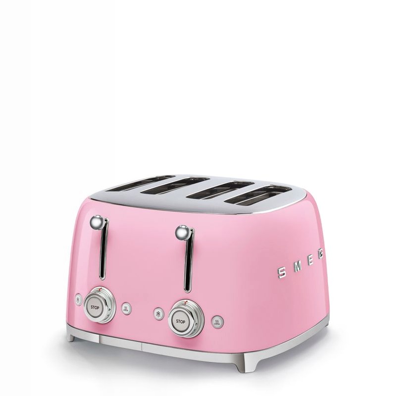 Tostapane Rosa Smeg 50's Style 2 Oro