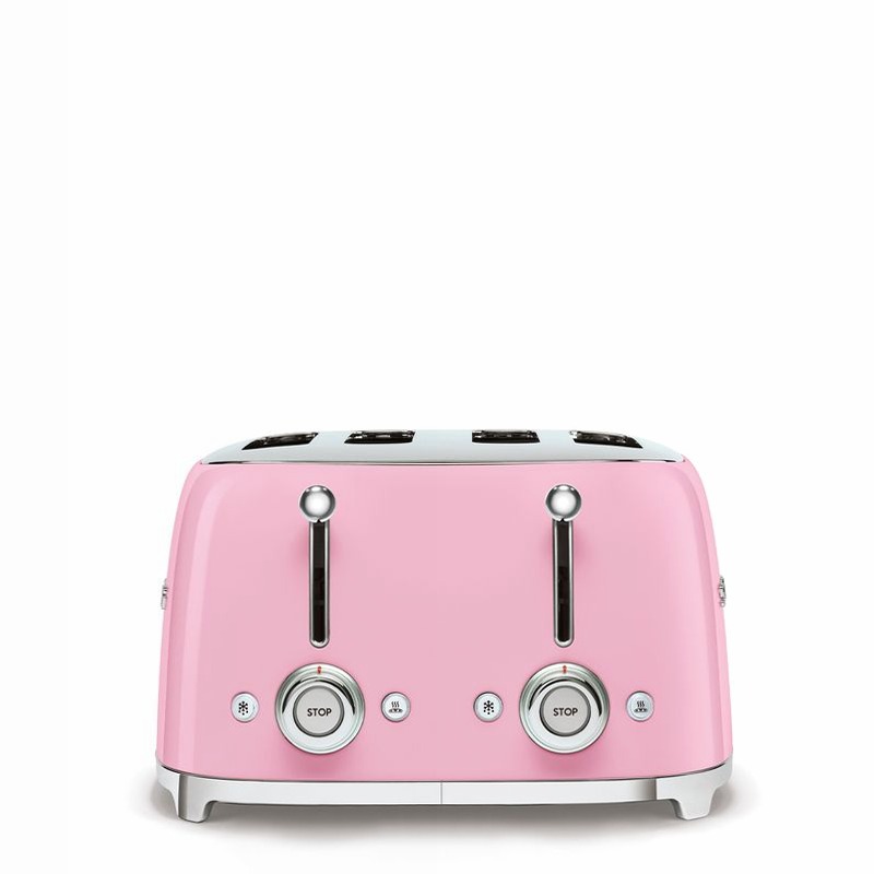 Tostapane Rosa Smeg 50's Style 2 Oro