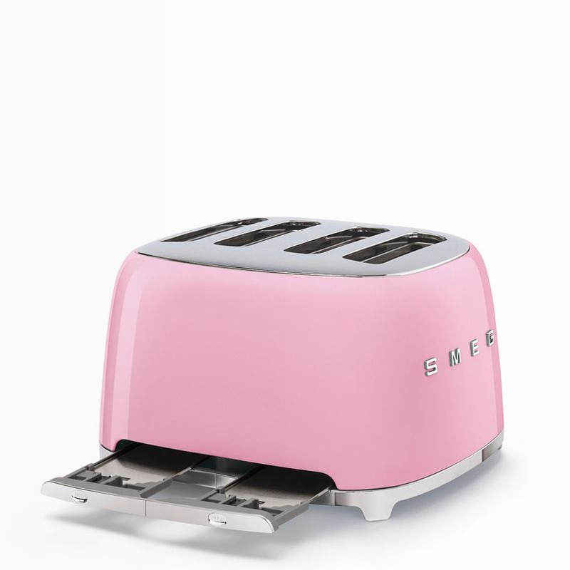 Tostapane Rosa Smeg 50's Style 2 Oro