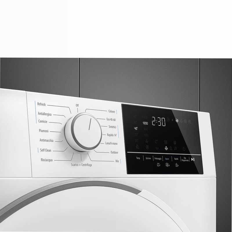 Lavatrice Libera Installazione 10 kg Smeg 600rpm 10kg Bianco