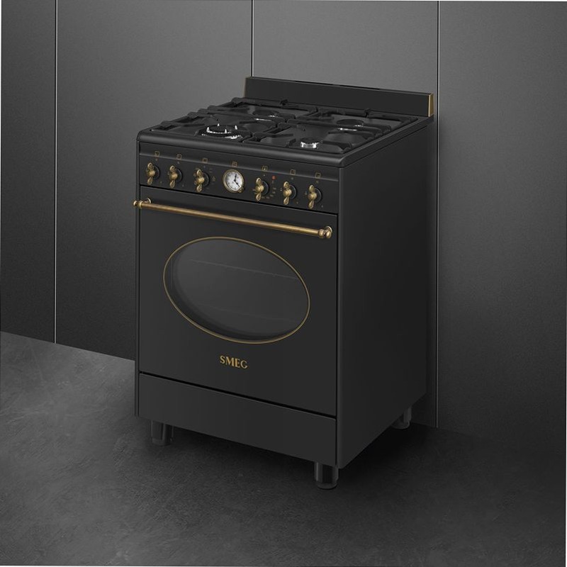 Cucina con piano cottura gas 60x60 cm Estetica Coloniale
