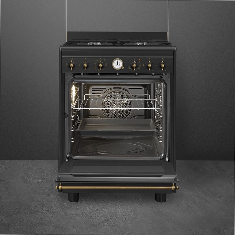 Cucina con piano cottura gas 60x60 cm Estetica Coloniale