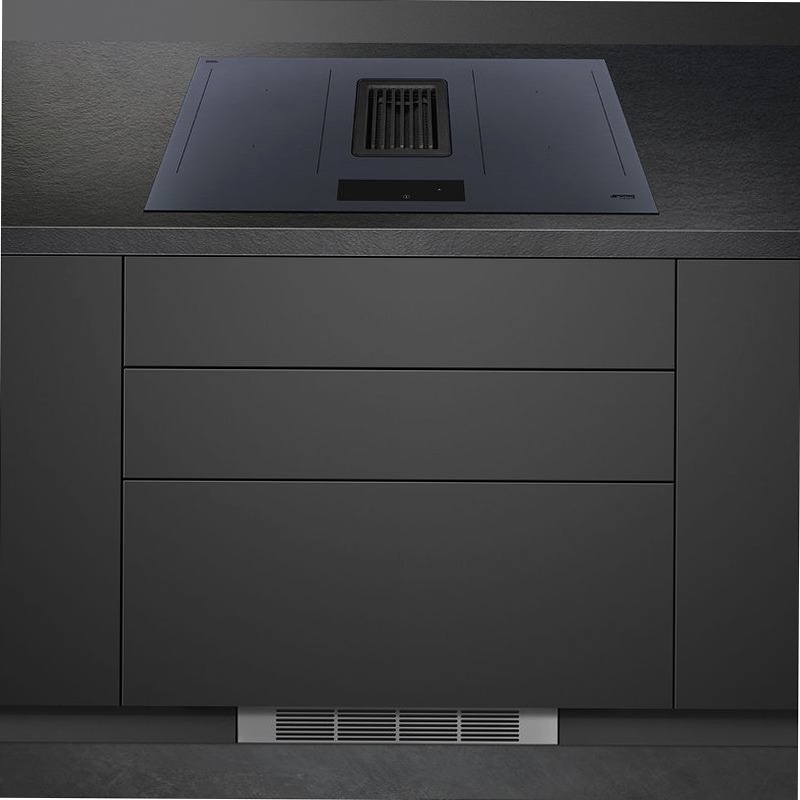 Piano a induzione con cappa integrata 80 cm