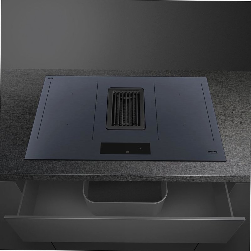 Piano a induzione con cappa integrata 80 cm