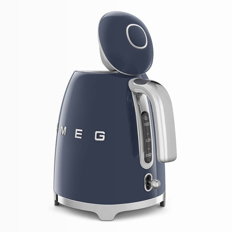 Bollitore elettrico Navy Blue Estetica 50's Style Grigio