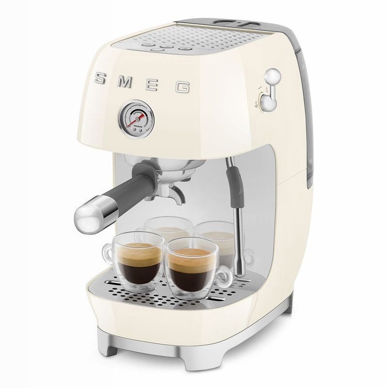 Macchina da caffè espresso manuale Smeg Avorio 1.4lt