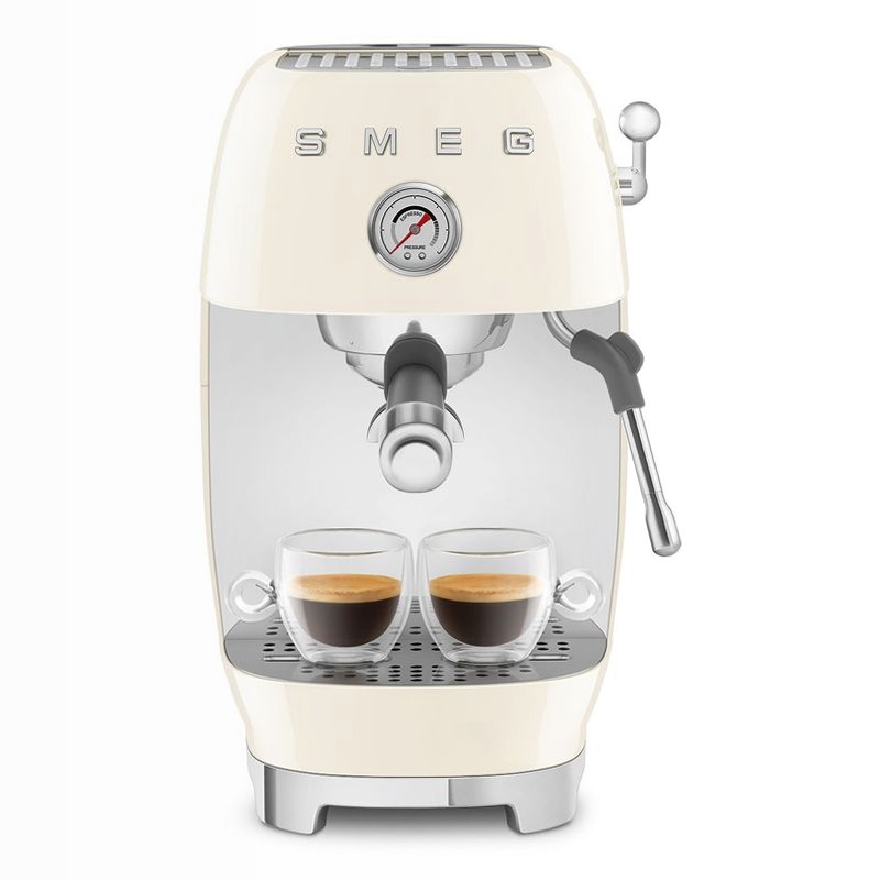 Macchina da caffè espresso manuale Smeg Avorio 1.4lt