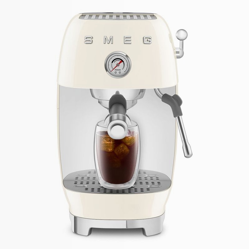 Macchina da caffè espresso manuale Smeg Avorio 1.4lt
