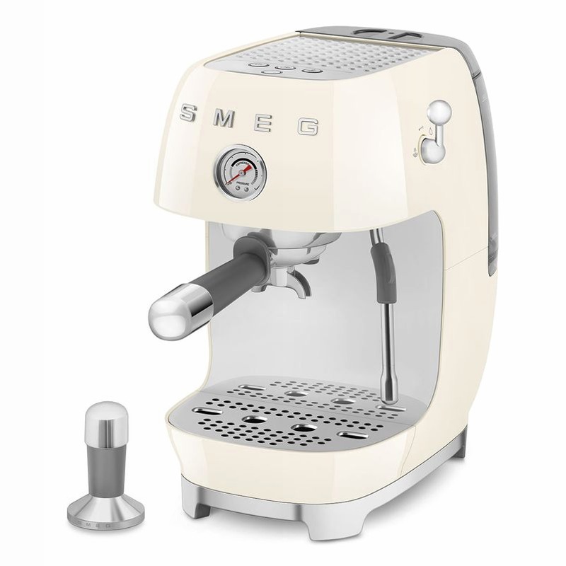 Macchina da caffè espresso manuale Smeg Avorio 1.4lt