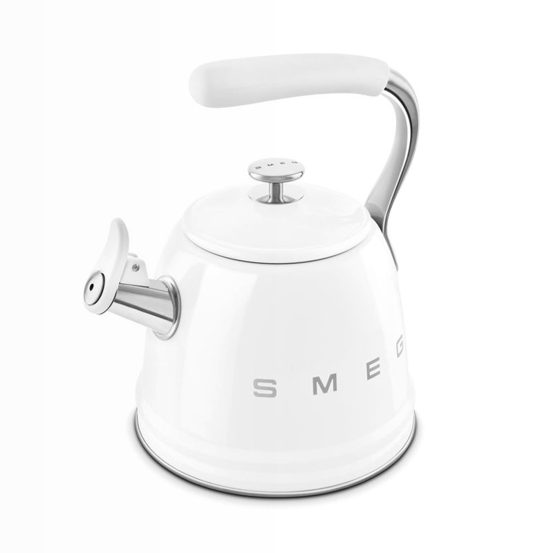Bollitore a fischio Smeg WKF01BL Bianco