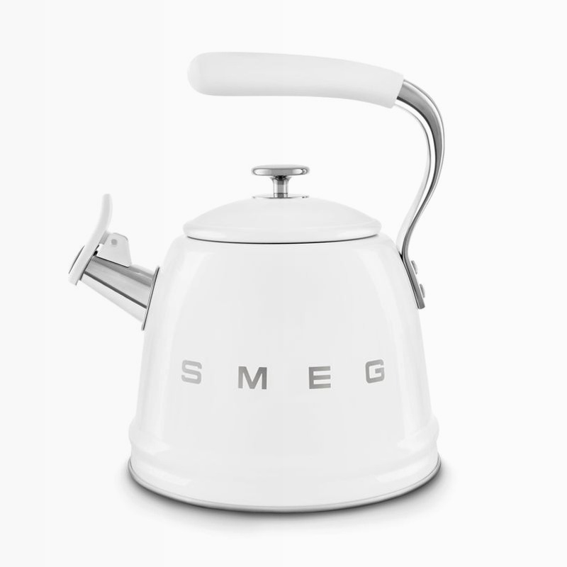 Bollitore a fischio Smeg WKF01BL Bianco