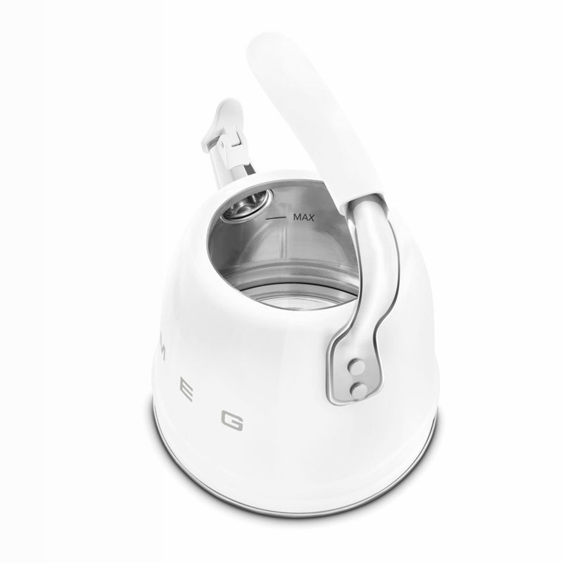 Bollitore a fischio Smeg WKF01BL Bianco
