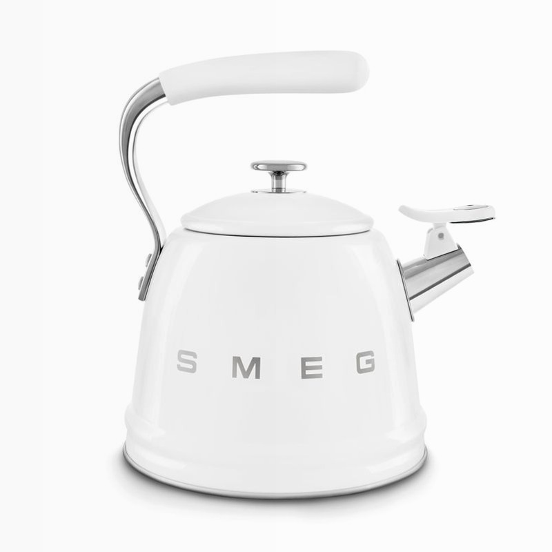 Bollitore a fischio Smeg WKF01BL Bianco