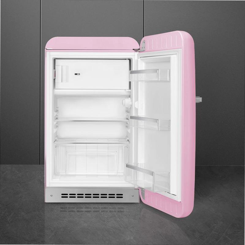 Frigorifero Rosa Monoporta, Libera Installazione 50's Style Oro D