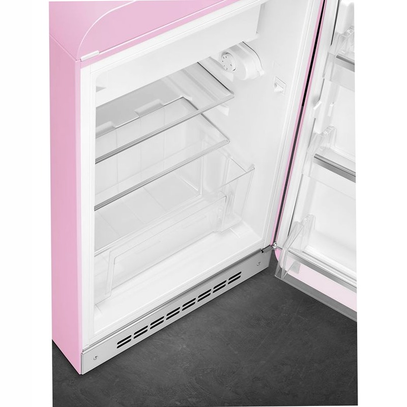 Frigorifero Rosa Monoporta, Libera Installazione 50's Style Oro D