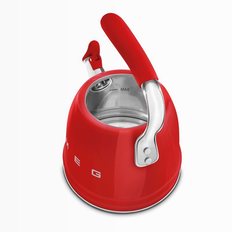 Bollitore a fischio Rosso Smeg