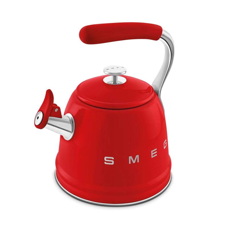 Bollitore a fischio Rosso Smeg
