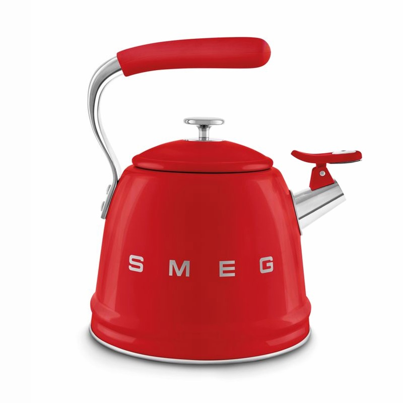 Bollitore a fischio Rosso Smeg