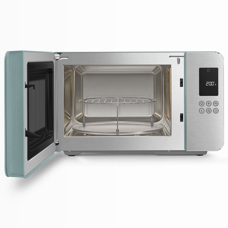 Forno a microonde con grill | Verde smeraldo Libera installazione, finitura opaca Estetica Collezione Grigio 29