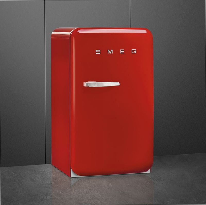 Frigorifero Rosso Monoporta, Libera Installazione 50's Style D