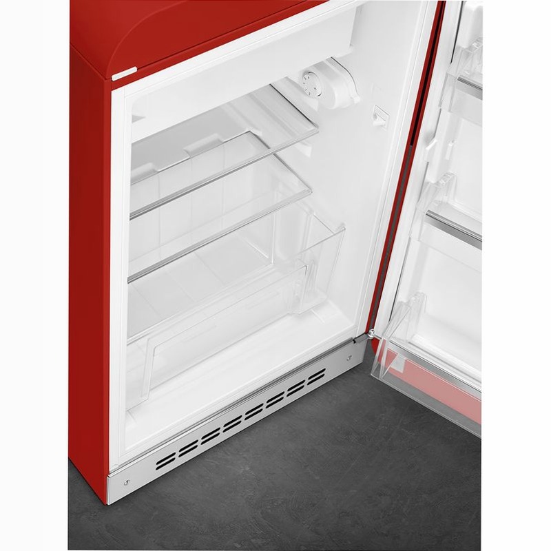 Frigorifero Rosso Monoporta, Libera Installazione 50's Style D