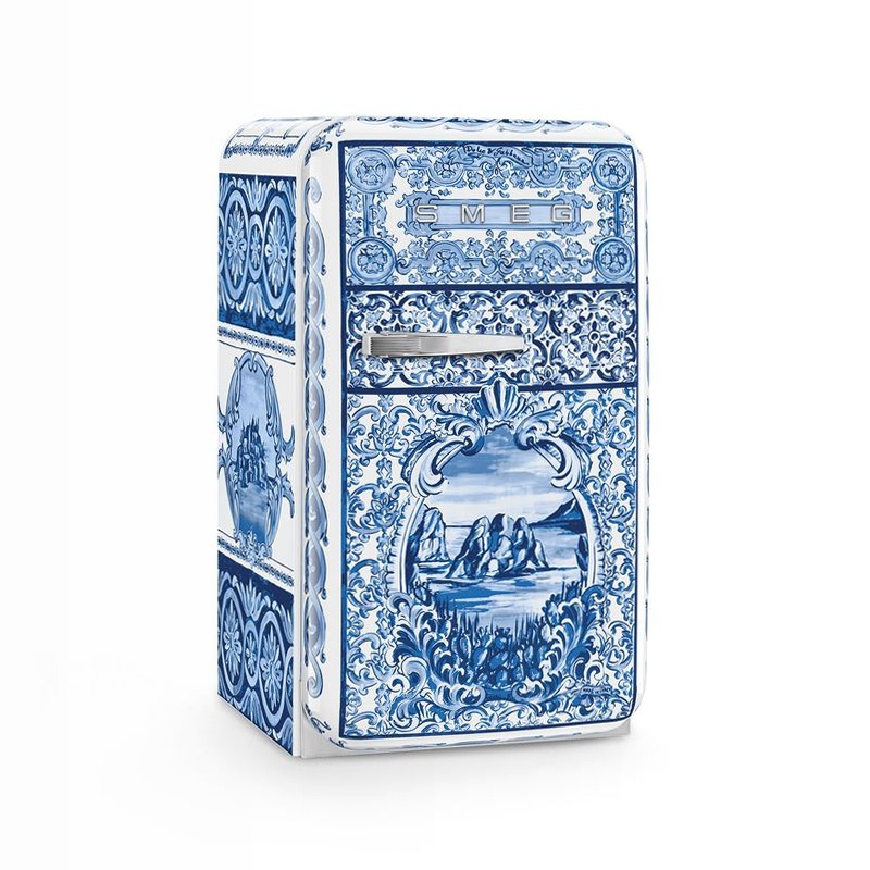Frigorifero Libera Installazione Blu Mediterraneo C