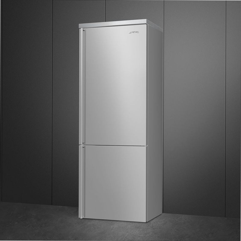 Frigorifero Libera Installazione Combinato - Estetica Classica Acciaio D