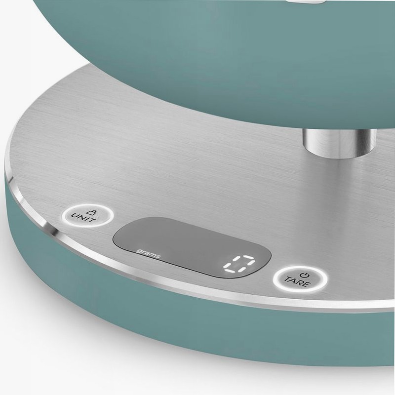 Bilancia da cucina Digitale Verde smeraldo, Opaco Estetica Collezione