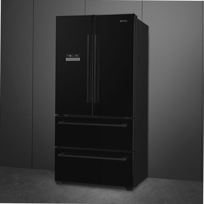Frigorifero Libera Installazione 2 Porte e Cassetti Nero