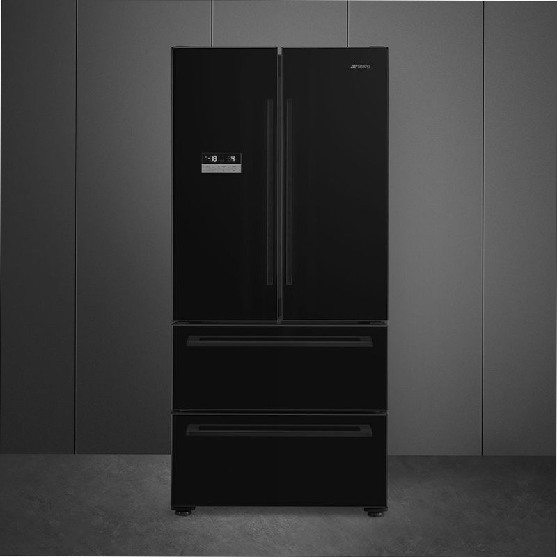 Frigorifero Libera Installazione 2 Porte e Cassetti Nero