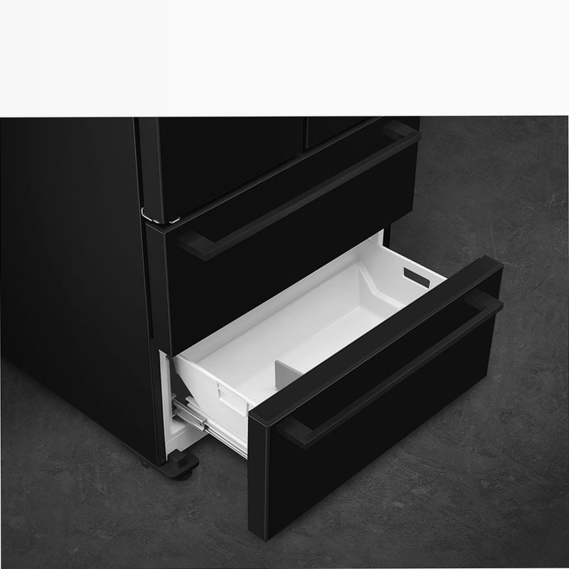 Frigorifero Libera Installazione 2 Porte e Cassetti Nero