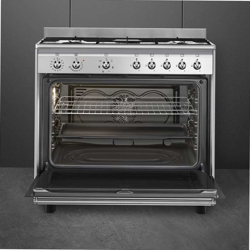 Cucina Smeg Acciaio Inox 90x60 cm