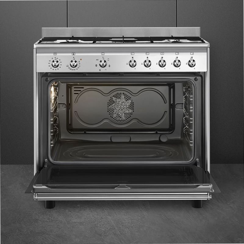 Cucina Smeg Acciaio Inox 90x60 cm