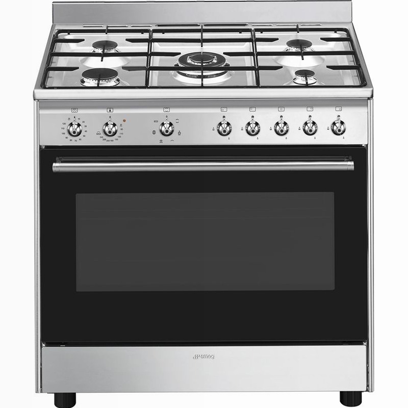 Cucina Smeg Acciaio Inox - Cottura a Gas 90x60 cm