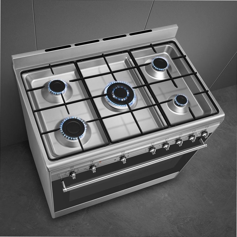 Cucina Smeg Acciaio Inox 90x60 cm