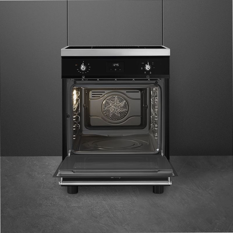 Cucina con piano cottura Induzione Smeg - Design Classico