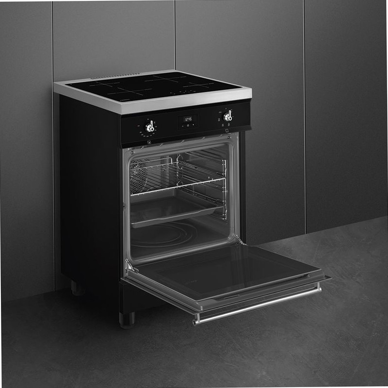 Cucina con piano cottura Induzione Smeg - Design Classico