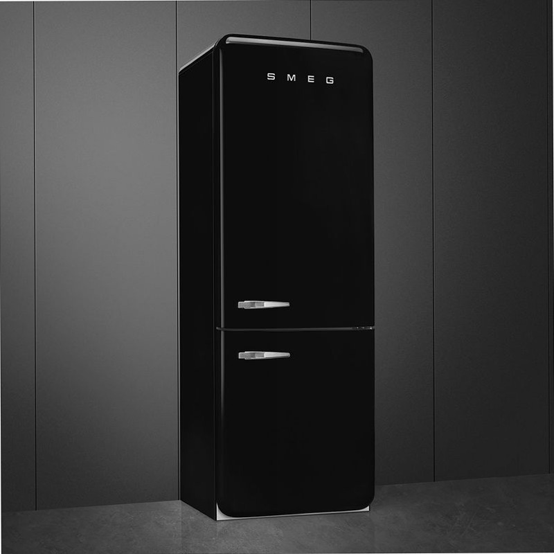 Frigorifero Nero Combinato 50's Style D Libera