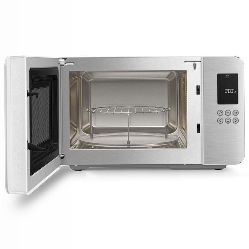 Forno a microonde con grill | Bianco Libera installazione, finitura opaca Estetica Collezione Grigio 29