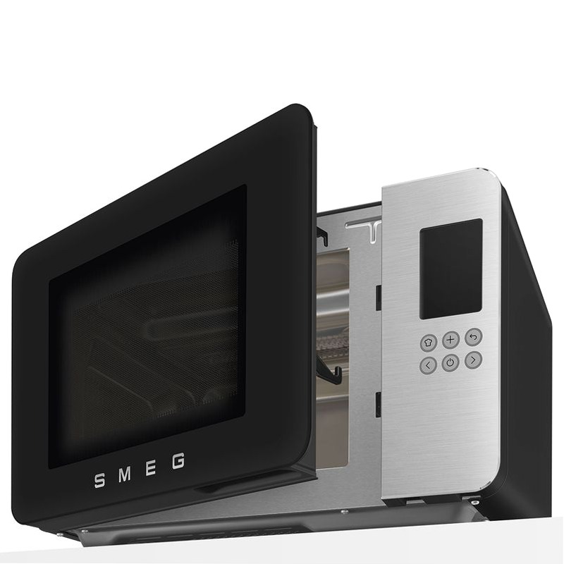 Forno a microonde con grill | Nero Libera installazione, finitura opaca Estetica Collezione Grigio 29