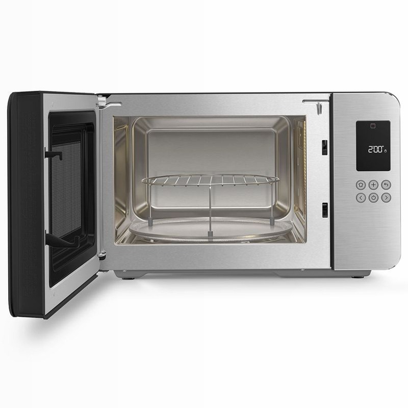 Forno a microonde con grill | Nero Libera installazione, finitura opaca Estetica Collezione Grigio 29