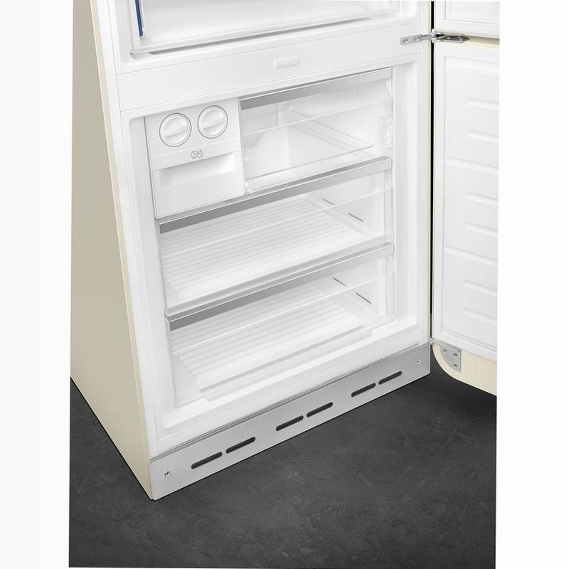 Frigorifero Panna Combinato 50's Style Avorio D Libera