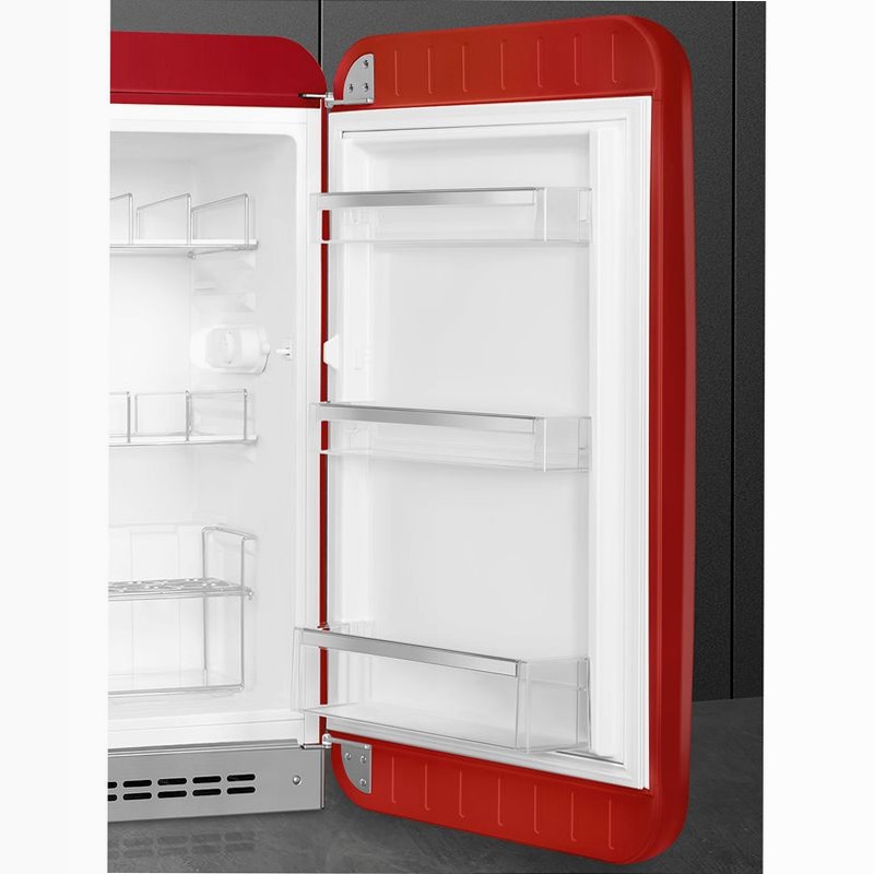 Frigorifero Rosso Monoporta, Stile 50's D Libera