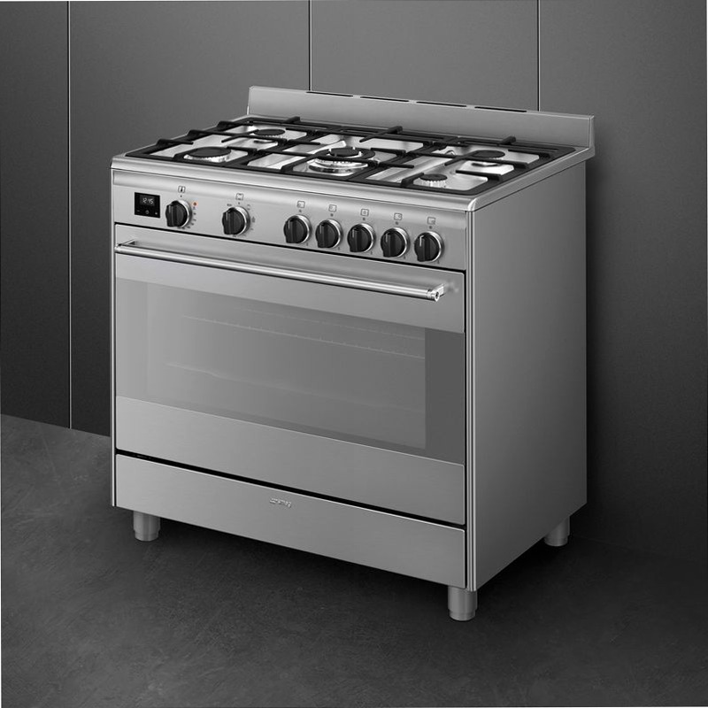 Cucina Smeg Acciaio Inox 90x60 cm