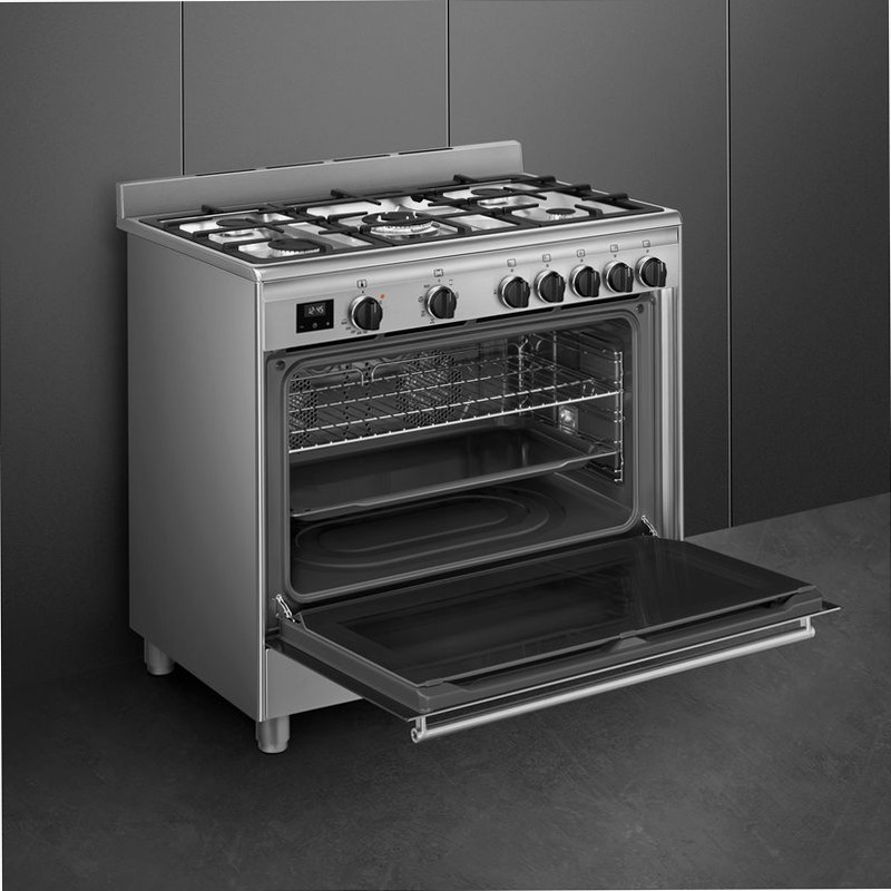 Cucina Smeg Acciaio Inox 90x60 cm